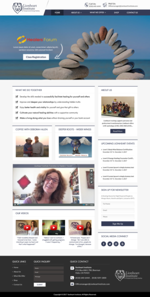 Wordpress Design by jdv for Deborah Allen | Design: #14581498