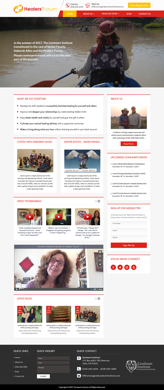 Wordpress Design by jdv for Deborah Allen | Design #14603429