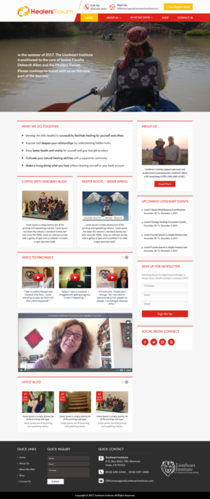 Wordpress Design by jdv for Deborah Allen | Design: #14603429