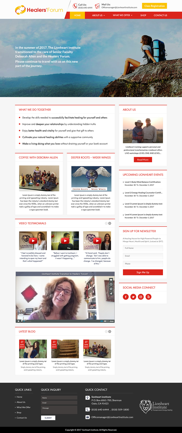 Design Wordpress par jdv pour Deborah Allen | Design #14603430