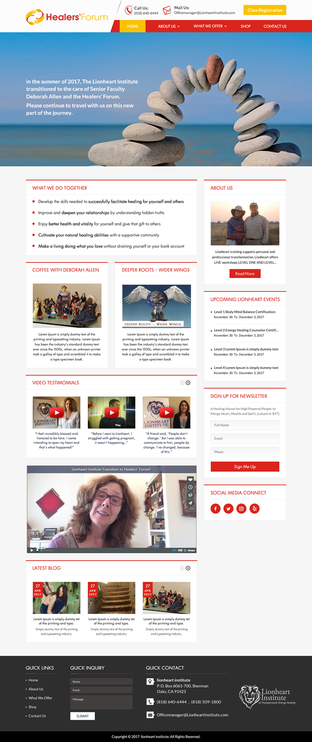Design Wordpress par jdv pour Deborah Allen | Design #14603431