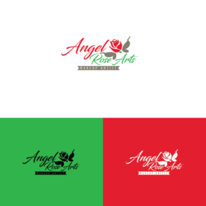 Logo Design by webeezine for Angel Rose Arts | Design: #14573808