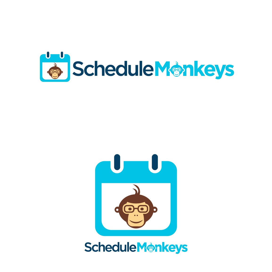 Logo Design by Fanol Ademi for Schedule Monkeys  | Design: #14637293
