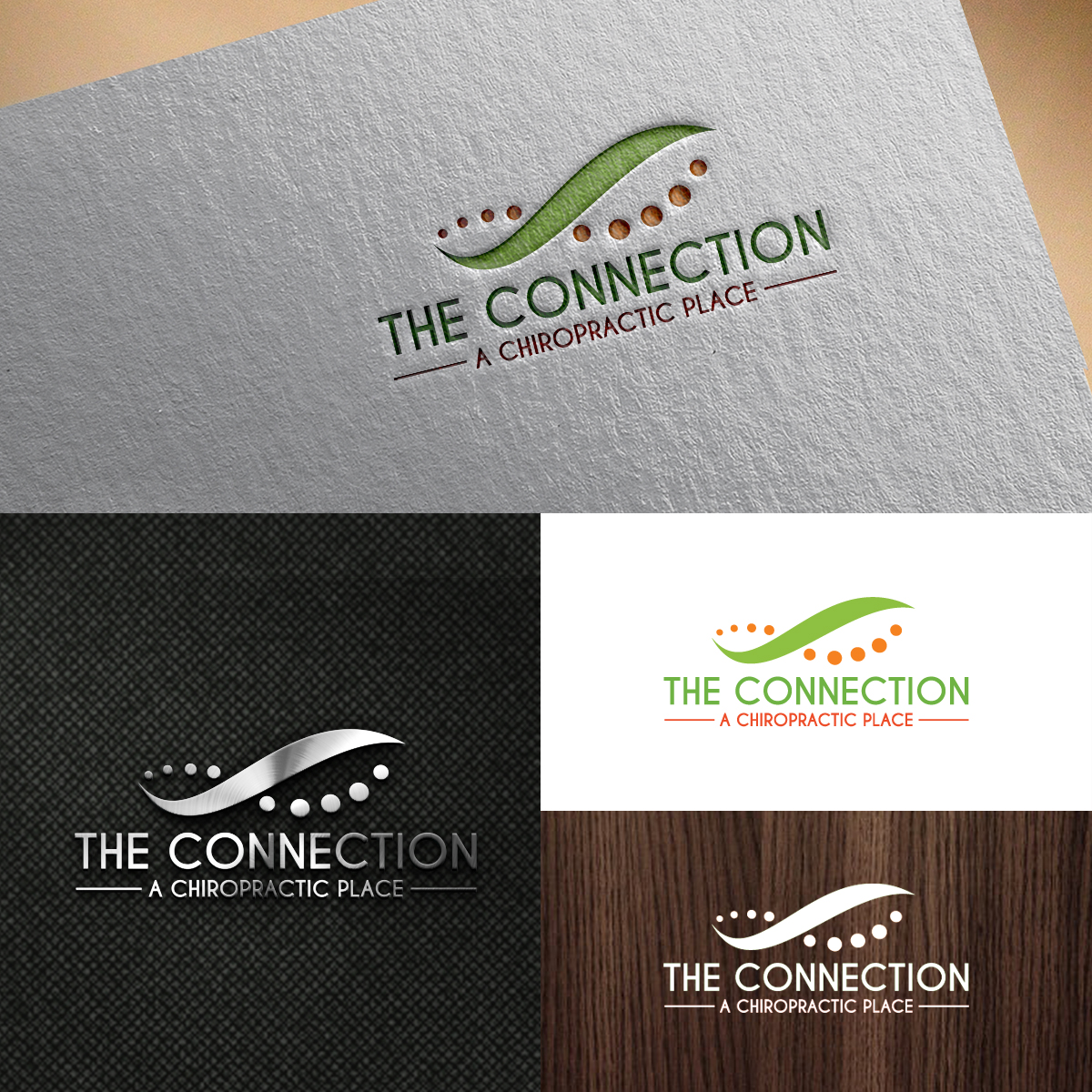 Logo Design by webeezine for The Connection; a chiropractic place | Design #14564662