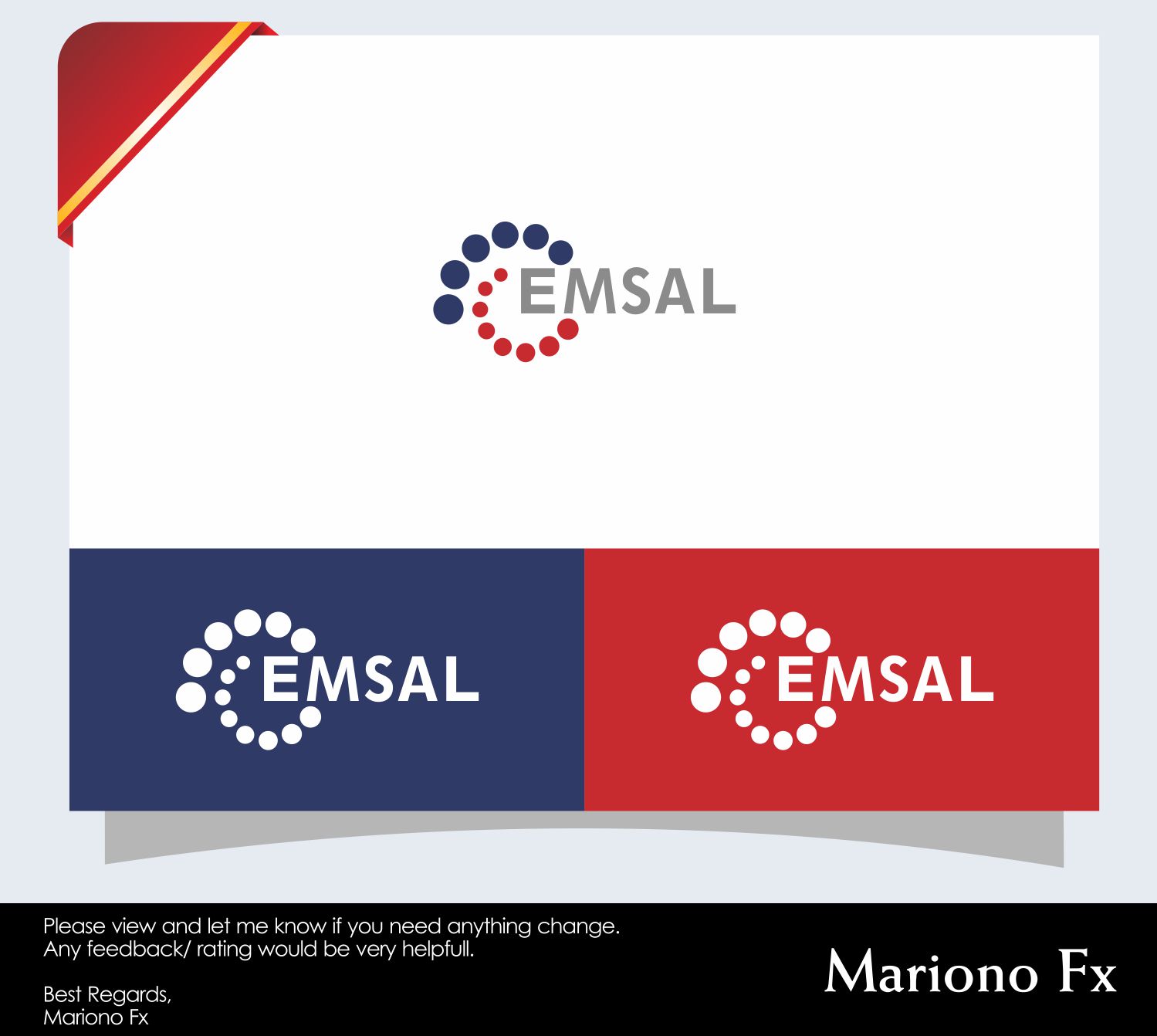 Logo Design by Mariono Fx for EMSAL | Design #14562795