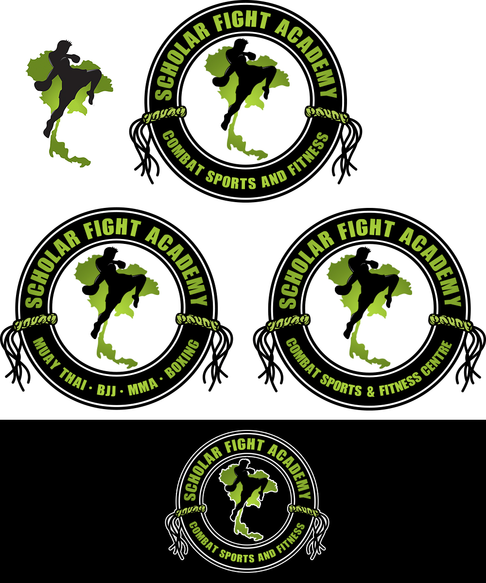 Logo Design by StudioD™ for Muay Thai Scholar | Design #14883368
