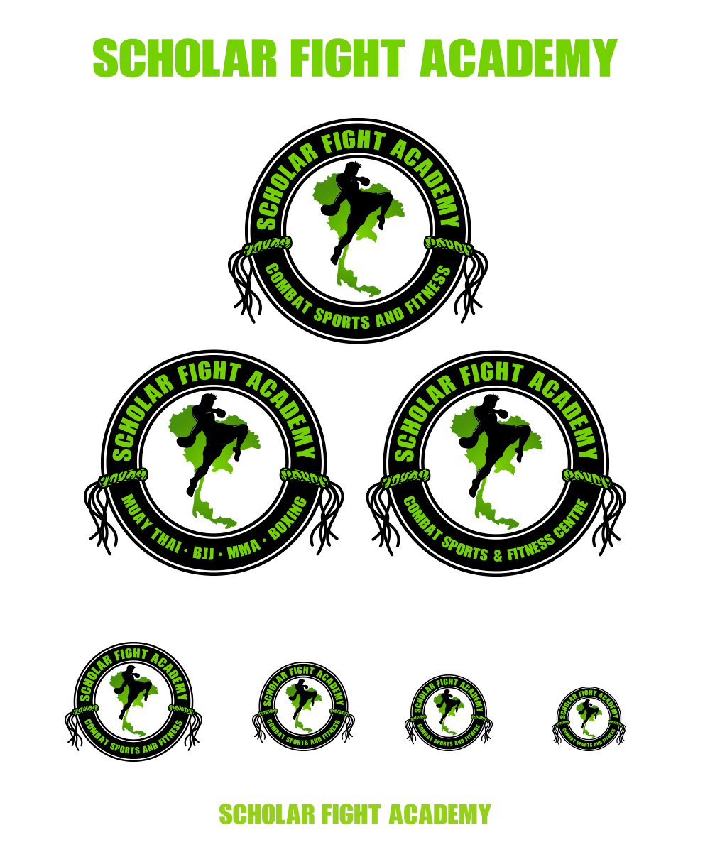 Logo Design by StudioD™ for Muay Thai Scholar | Design #14956566