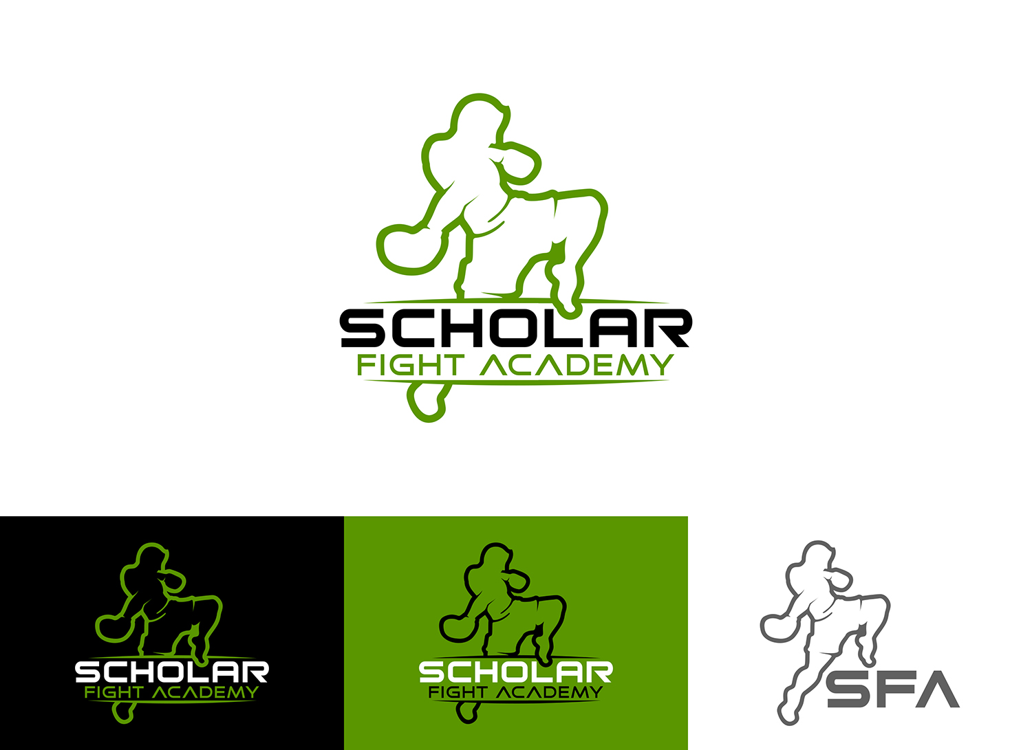Logo Design by nivleik for Muay Thai Scholar | Design #14804437