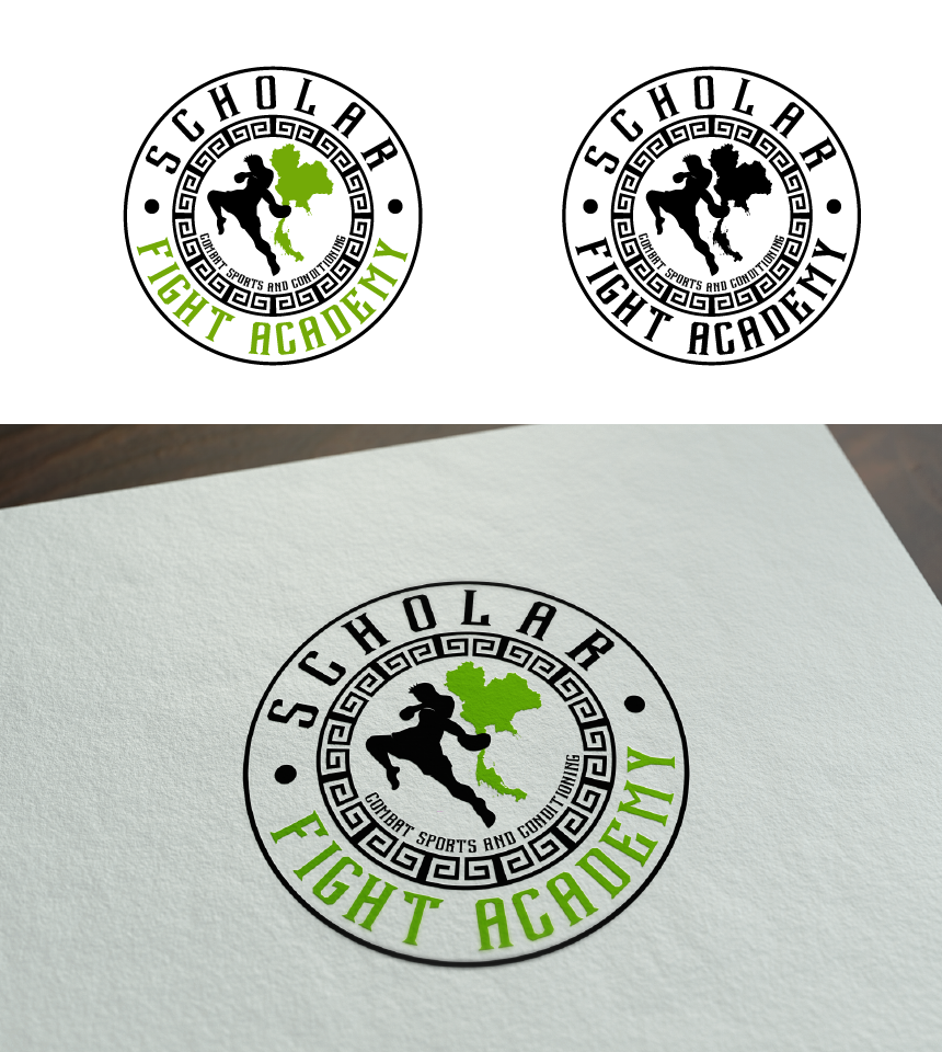 Logo Design by abeanul27 for Muay Thai Scholar | Design #14768898
