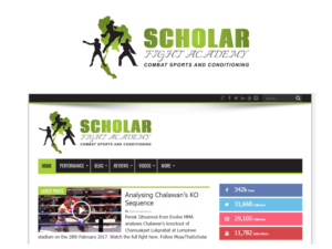 Logo Design by Slant Line Media for Muay Thai Scholar | Design: #14802483