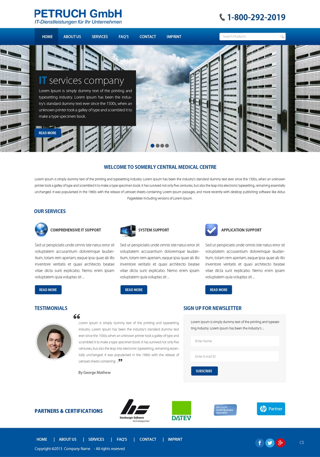 Web Design by pb for PETRUCH GmbH | Design #2532805