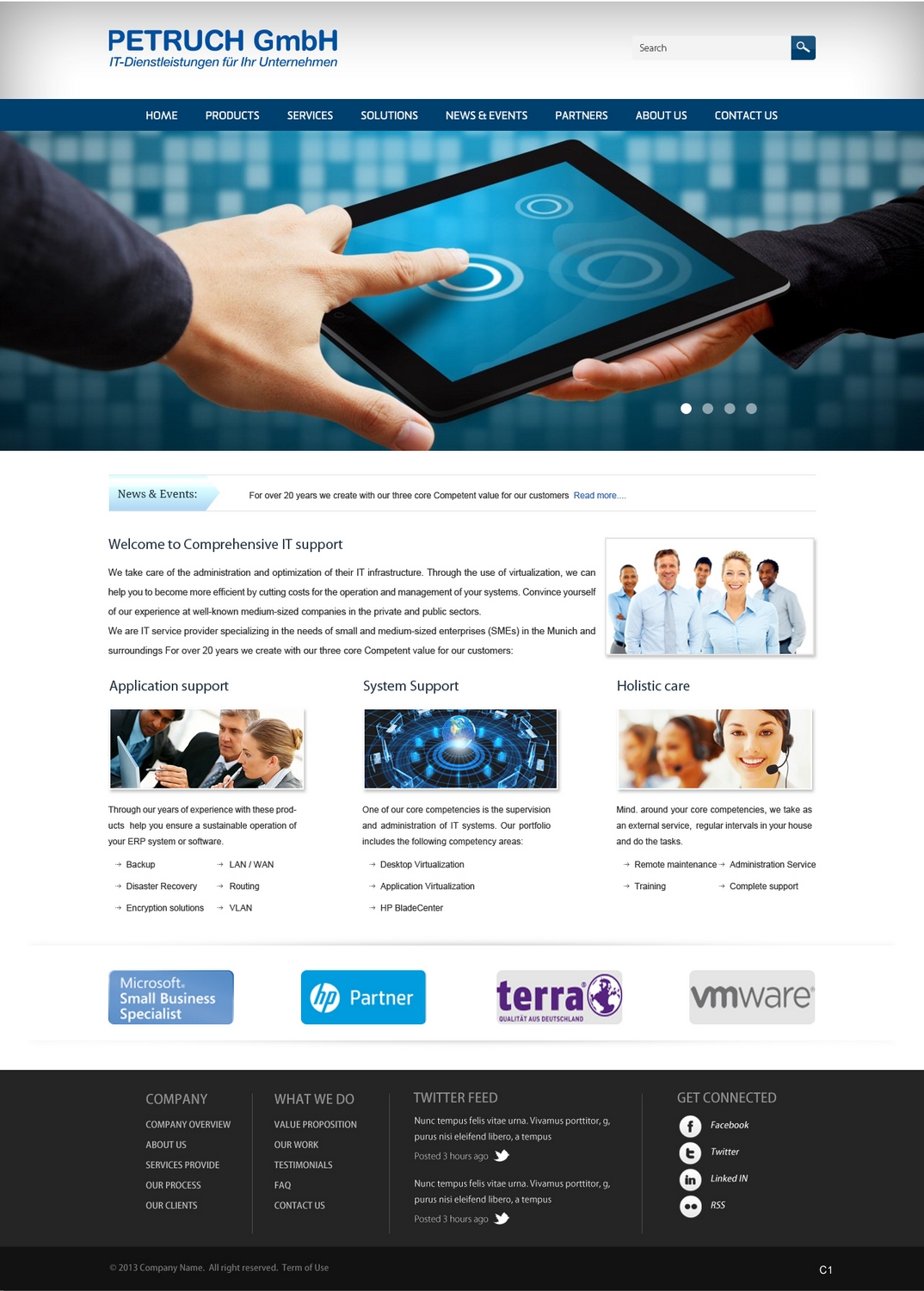 Web Design by pb for PETRUCH GmbH | Design #2532811