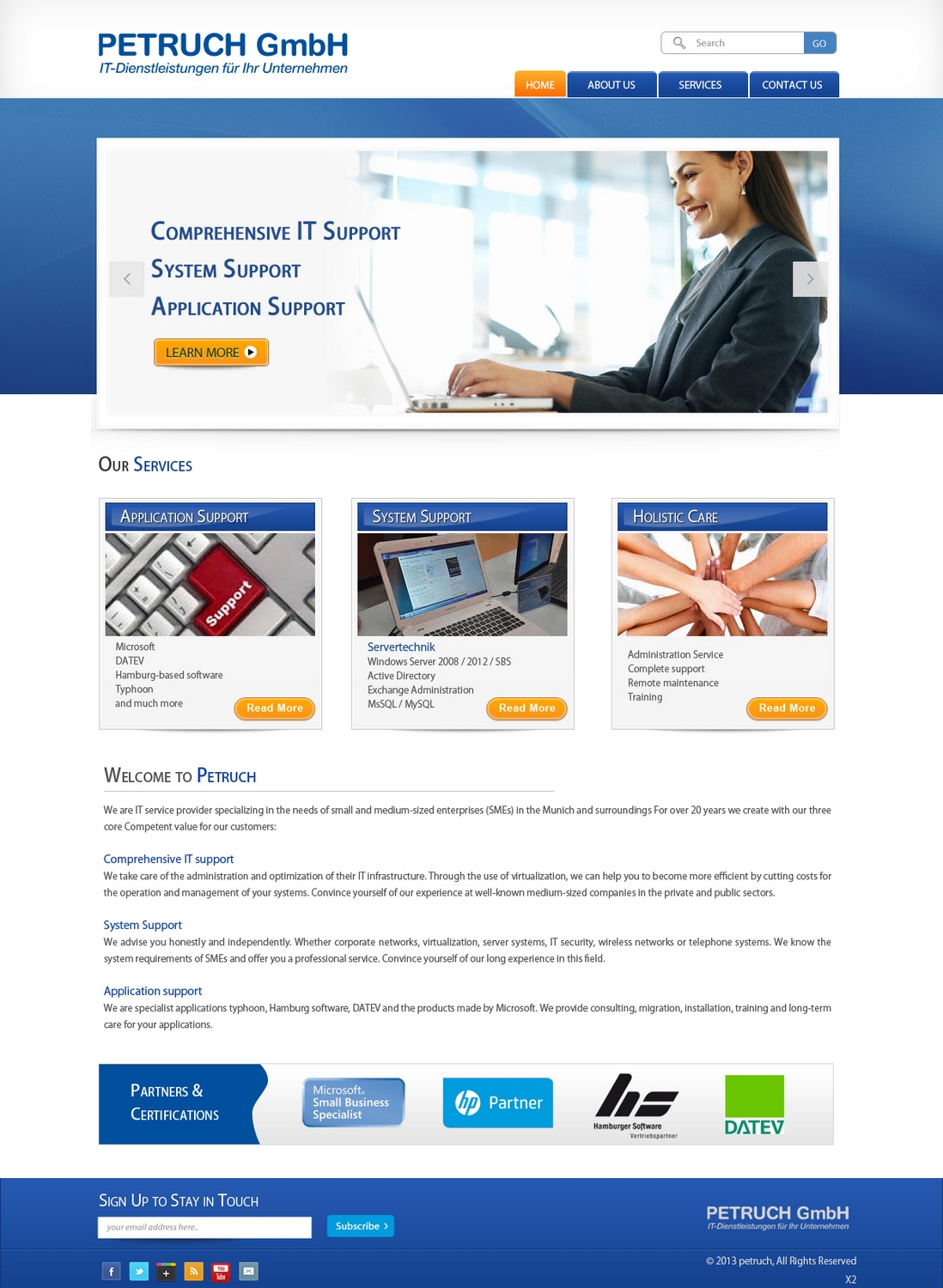 Web Design by pb for PETRUCH GmbH | Design #2532817