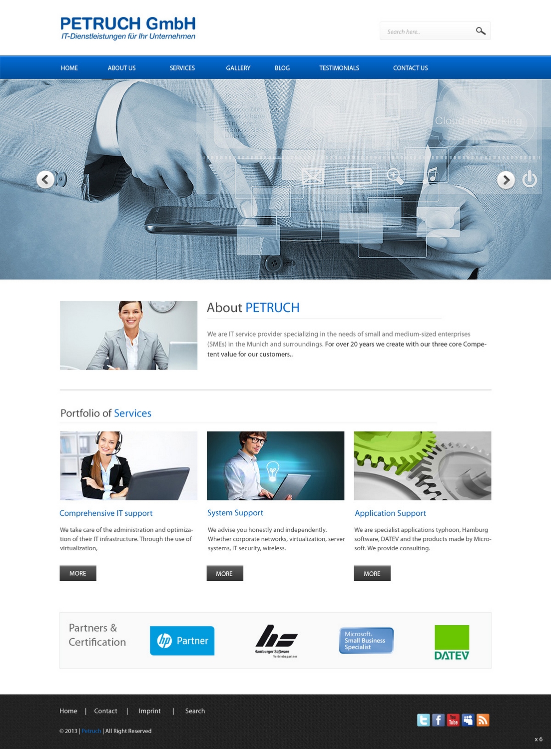 Web Design by pb for PETRUCH GmbH | Design #2532825