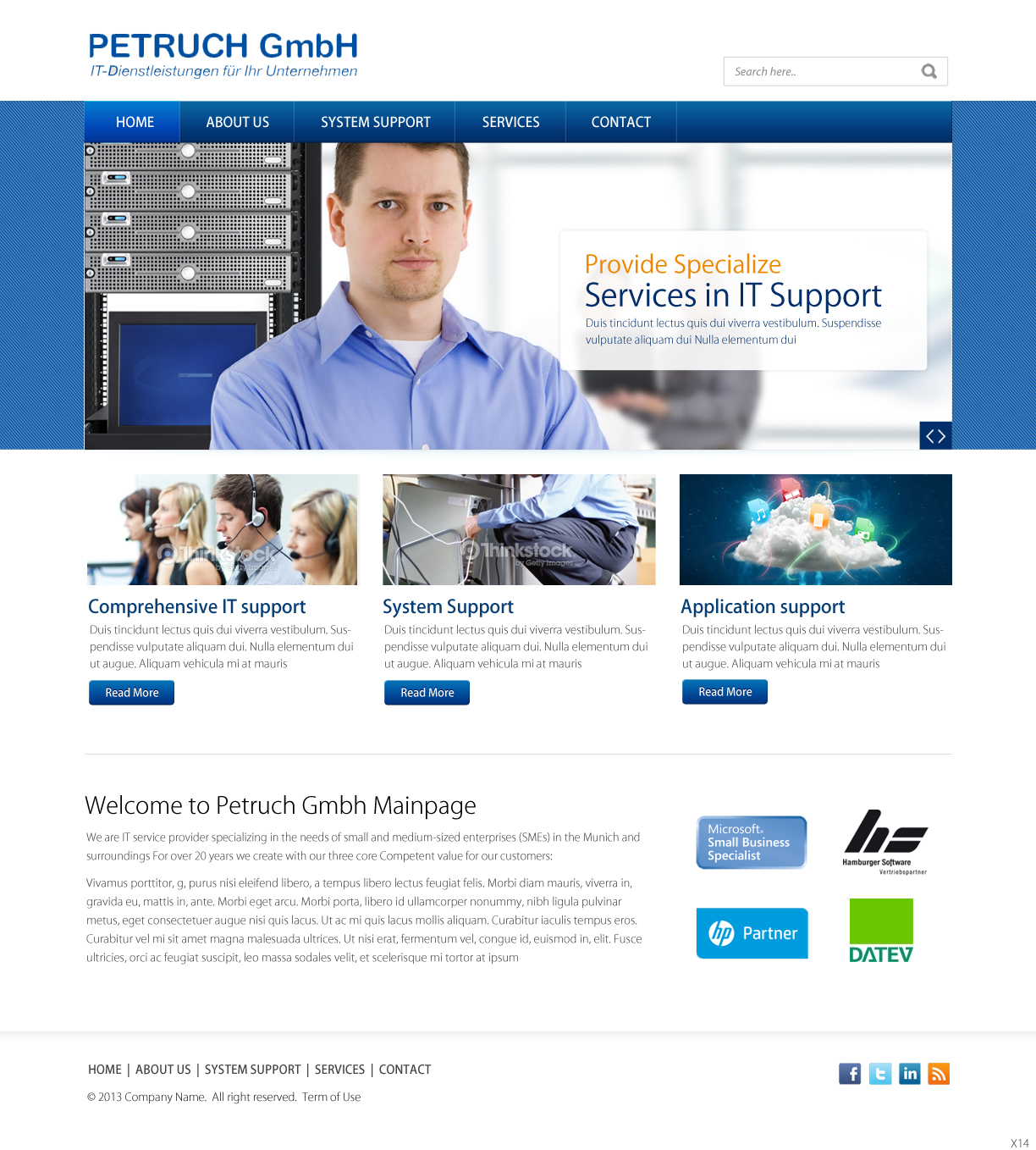 Web Design by pb for PETRUCH GmbH | Design #2532829