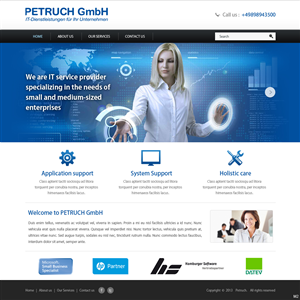 Web Design by pb for PETRUCH GmbH | Design: #2532836