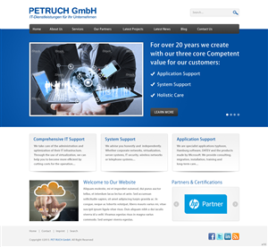 Web Design by pb for PETRUCH GmbH | Design: #2538084