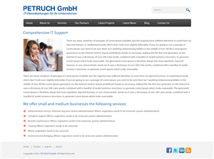 Web Design by pb for PETRUCH GmbH | Design: #2556205