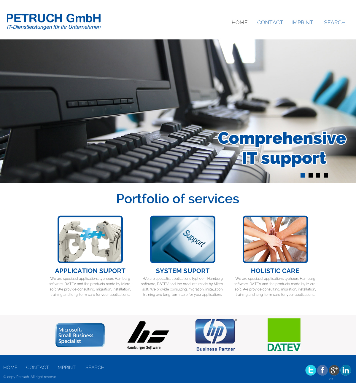 Web Design by pb for PETRUCH GmbH | Design #2559132