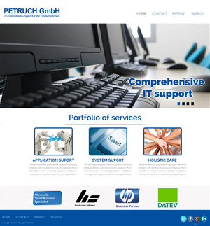 Web Design by pb for PETRUCH GmbH | Design: #2559132