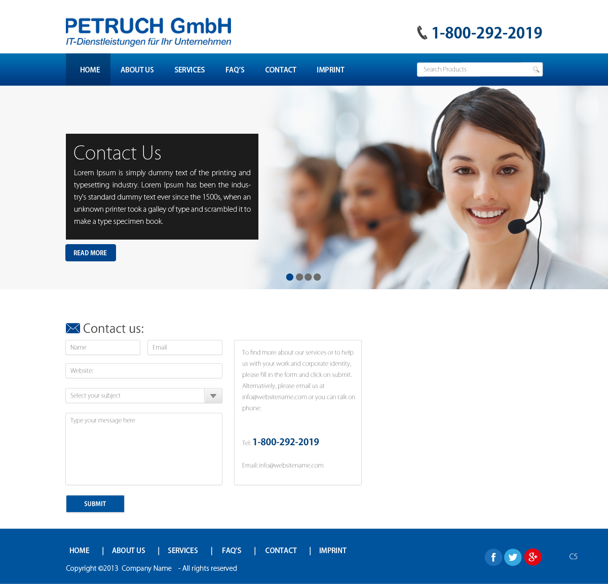 Web Design by pb for PETRUCH GmbH | Design #2562671