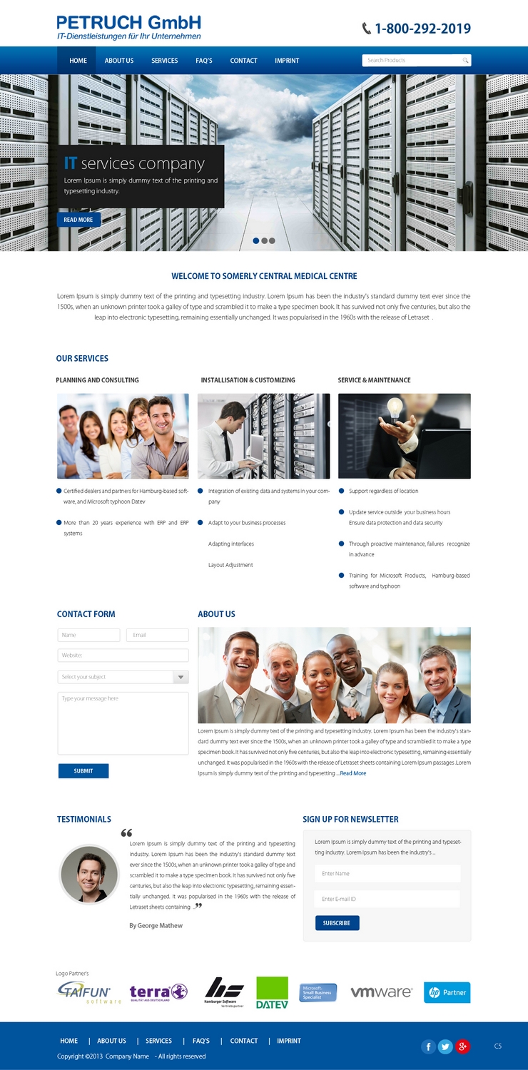 Web Design by pb for PETRUCH GmbH | Design #2580409