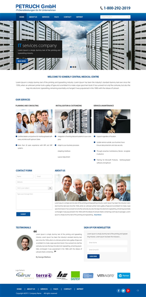 Web Design by pb for PETRUCH GmbH | Design: #2580409