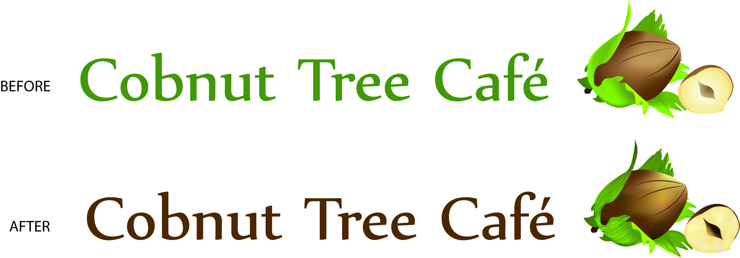Diseño de Logo por Creative Space para Cobnut Tree Cafe | Diseño #35534
