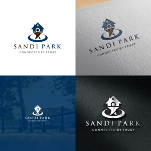 The graphical logo itself will not have text as it should also be able to stand alone but will incorporate the notion of nest and house and preferably person as pictured in the attached  The text will be my name (Sandi Park) and tag line (Connected by Trust)  Graphical logo to include text and also a version with just the graphic.  Graphic with my name/tagline and graphical art must be square and at least 512 pixels tall and wide | Logo Design by Angkasa Official