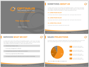 PowerPoint Design by HYPdesign for Optimus Technology, Inc | Design: #2545133