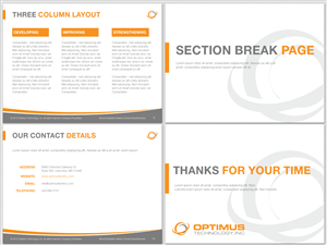 PowerPoint Design by HYPdesign for Optimus Technology, Inc | Design: #2545134