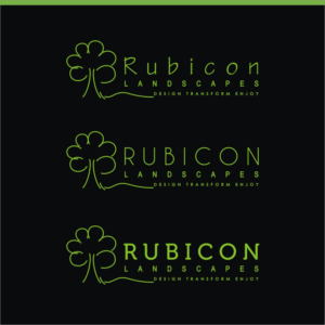 Logo Design by webeezine for Rubicon Landscapes | Design: #14667024