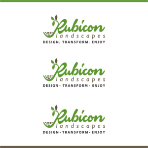 Logo Design by webeezine for Rubicon Landscapes | Design: #14710448