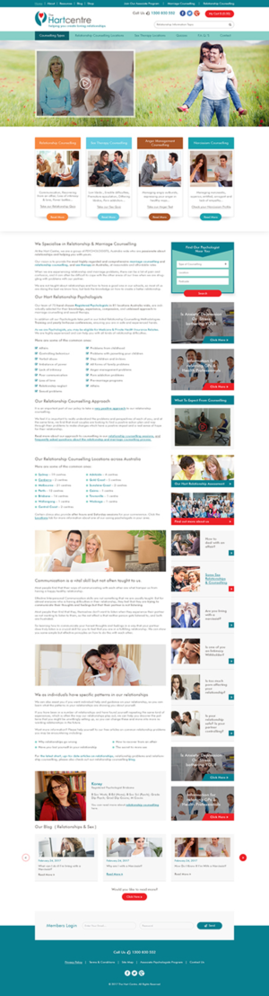 Redesign This Psychology Website | Web Design by Ved Web Services