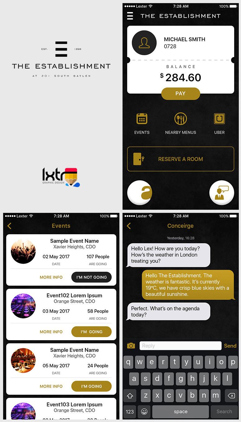 Diseño de aplicación (App) por iLexter para este proyecto | Diseño #14630216