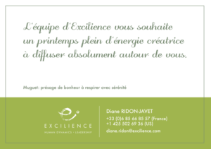 Carte de voeux special printemps