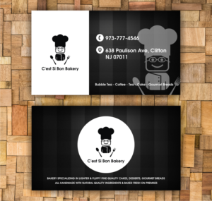 Business Card Design by T I K H E - L M W for cest si bon | Design: #14575643