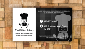Business Card Design by T I K H E - L M W for cest si bon | Design: #14583223