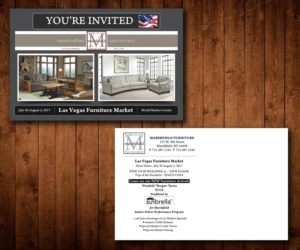 Las Vegas Market July 2017 Furniture Market - Postcard Customer Invitation