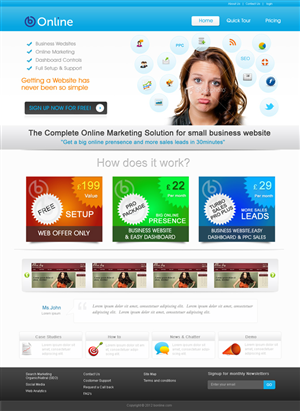 Web-Design von rajesh prn für bOnline Ltd. | Design: #566485