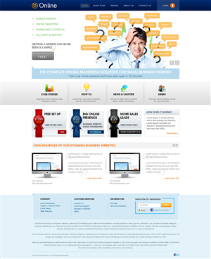 Web-Design von Mayank Patel für bOnline Ltd. | Design #563355