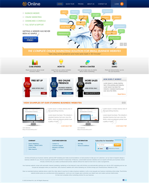 bOnline Corporate Website | Diseño Web por Mayank Patel