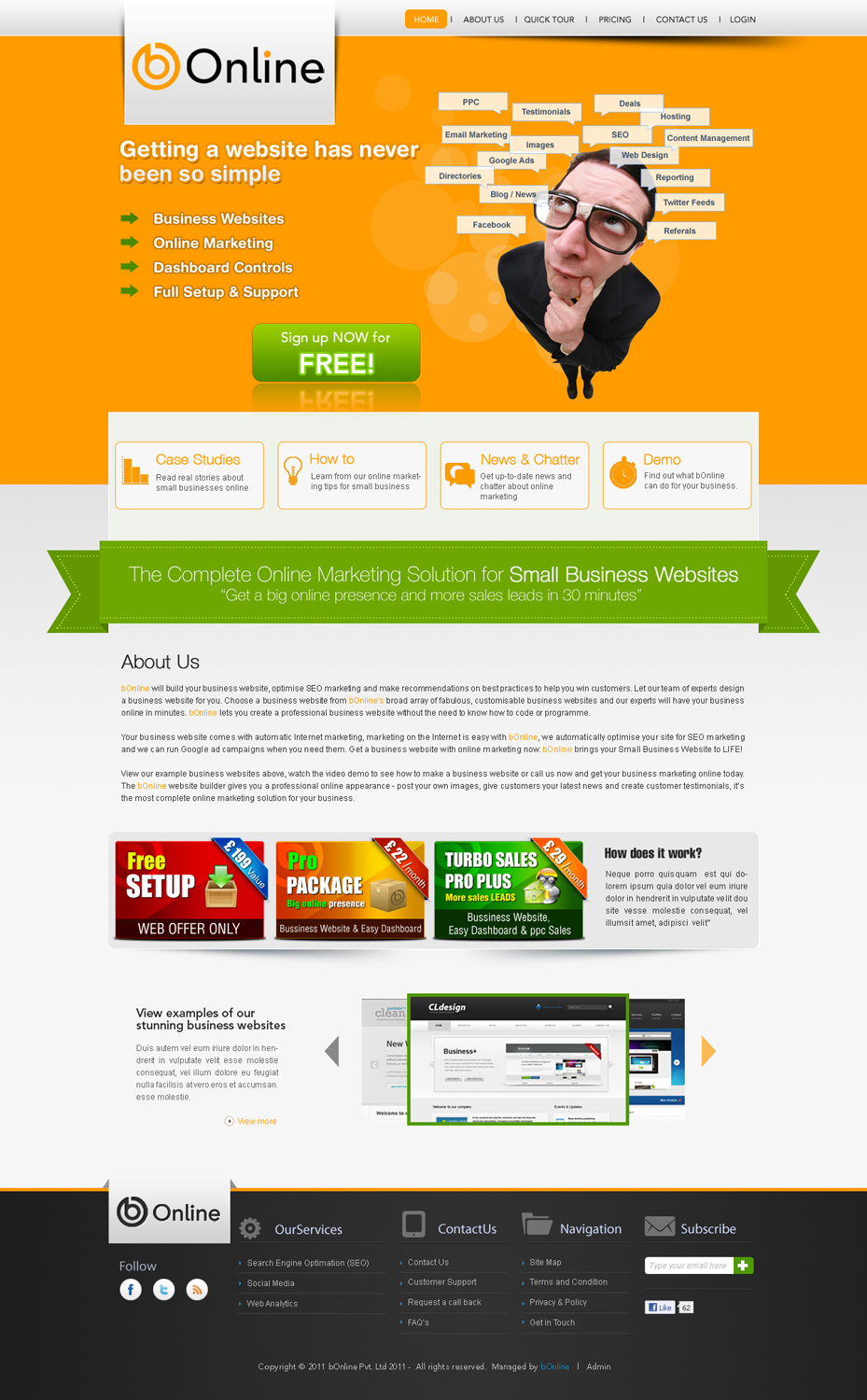 Web-Design von AriefK für bOnline Ltd. | Design #567735