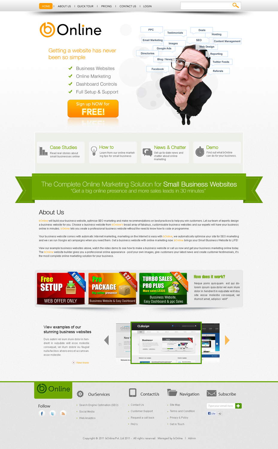 Web-Design von AriefK für bOnline Ltd. | Design #567763