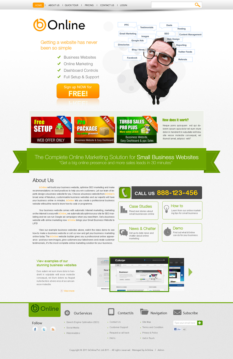 Web-Design von AriefK für bOnline Ltd. | Design #567778