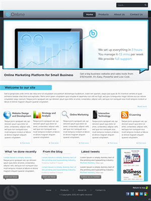 Web-Design von pb für bOnline Ltd. | Design: #562410