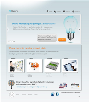 Web-Design von pb für bOnline Ltd. | Design: #562550