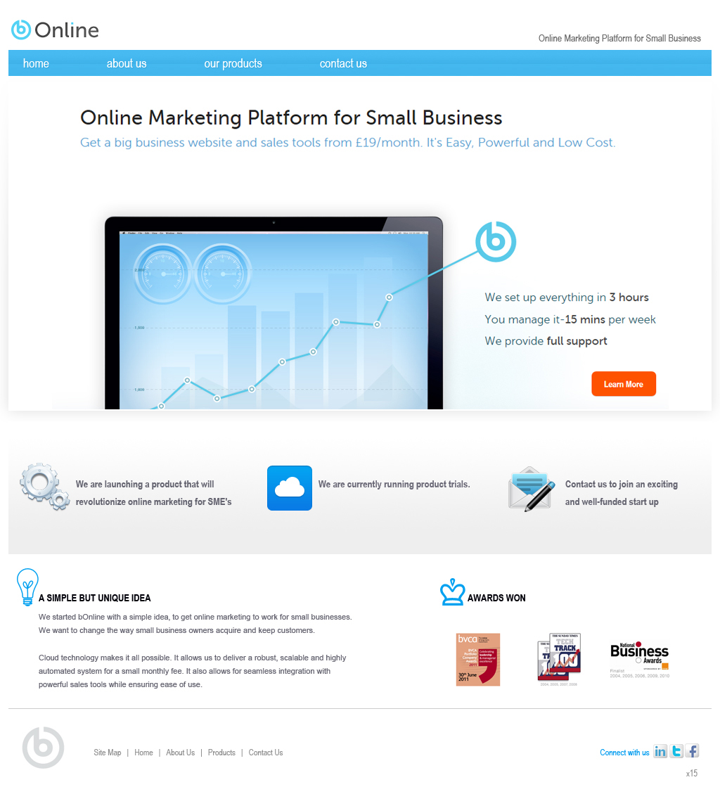 Web-Design von pb für bOnline Ltd. | Design #563056