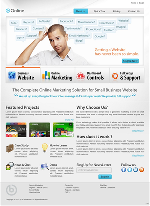 Web-Design von pb für bOnline Ltd. | Design: #564761