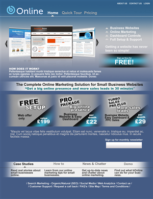 Web-Design von orlo für bOnline Ltd. | Design: #568324